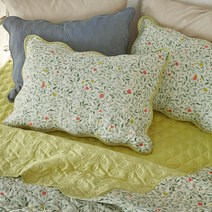 쁘리엘르 텐저린 고주파 피치스킨 순면 피그먼트 홑겹 베개 커버 2p