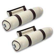 네임드컴퍼니 Origin 요추받침대 차량용 쿠션 2p, 크림아이보리