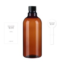 공병 AN320 갈색 320ml + 캡 검정 + 박스 + 스티커 N2S 세트, 10세트