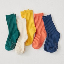 코디아이 아동용 자연 양말 5족세트