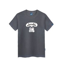 진마니아 고양이 라운드 남녀공용 빅사이즈 반팔티 TS-084