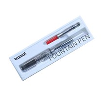 tramol 사파리 파스텔투명 만년필, F, 투명