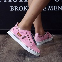 올나인 빈티지 지퍼장식 플로럴 스니커즈