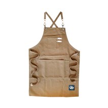 닥터캠프 캔버스 앞치마, 브라운, 1개