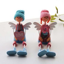 앉아있는 러브요정 2종세트, 혼합색상