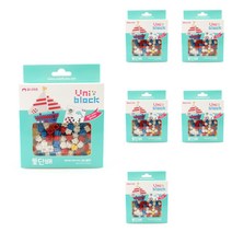 유니아트 유니블럭 돛단배 UB015 6p, 혼합색상