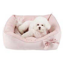 리토가토 콤피 범퍼 강아지 베드, 핑크