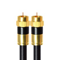 마하링크 프리미엄 RF 안테나 5C 동축 케이블 골드 블랙 2m, CP-1264