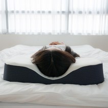 생활백서 잠이솔솔 라벤더 기본 베개 + 패치, 경추베개(화이트 + 네이비)