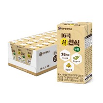 연세우유 16곡 꿀선식 두유, 190ml, 24개, 24개