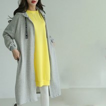 베니코코 여성용 디즈니 미키 롱 후드 집업