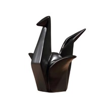 윰스 종이학 모양 인테리어 장식 블랙 1개