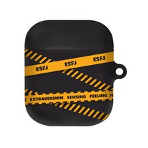 나인어클락 MBTI 에어팟 케이스 + 카라비너, ESFJ 폴리스라인