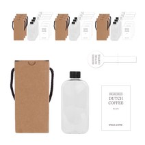 납작페트 검정캡 250ml + 스티커 N3S 세트, 10세트