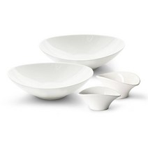 네오본 식기 대 2종 x 2p 세트, 1세트, 와이드볼 2p + 요트 소스볼 2p