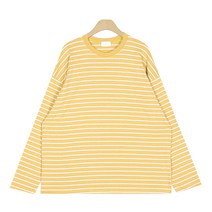 맨타임 TH 데일리 오버핏 단가라 긴팔 티셔츠