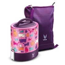 바야 tyffyn 보온도시락 1000ml, 캣, 1개