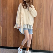 공블리 여성용 심플 가디건 CSU1110