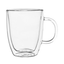 이중내열 점보 유리 머그잔 500ml, one color, 1개