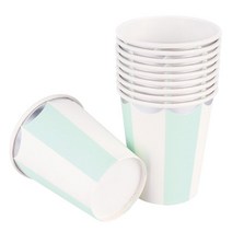 스트라이프 파티컵 민트 240ml, 10개입, 3박스