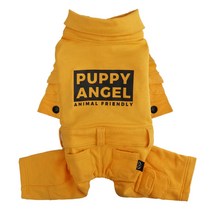 퍼피엔젤 반려동물 점프수트 PA-OR473, Yellow