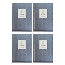 비팬시 유선제본 양장노트, 그레이, 4개