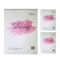 영신페이퍼 올페이퍼 스케치북 4SK60 3p, 4절, 20매