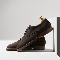 남성용 고급스러운 스웨이드 앨런 더비슈즈