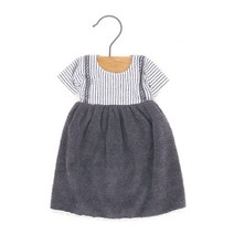 해피툴 스퀘어레이스넥 주방타월, 차콜레이스, 1개