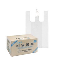 킹스봉 손잡이 도시락 비닐봉지 소 2500개입, 1개