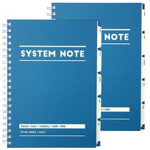 뭉구 인덱스 시스템 노트, 네이비, 2개