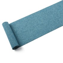 린넨 테이블 러너 Q104, 블루, 4인용(40 x 210 cm)