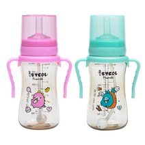 아이별프렌즈 PPSU 빨대컵 300ml 핑크 + 민트 + 빨대전용 세척솔, 혼합색상, 1세트