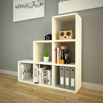 큐빅스 5 장식 책장 321, 아이보리