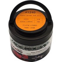 이노공구 둥근머리 백색 직결나사 4.2 x 20 mm 1233, 1개