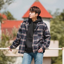 빅사이즈클럽 남성용 GT 아크 기모 남방자켓