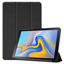 북커버 스마트 플립 태블릿PC 케이스, 블랙