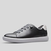 보닌 천연소가죽 오솔라이트 밴딩 끈 스니커즈 GK060BK