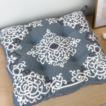 베누지오 리갈 자카드 의자 솜일체형 사각방석