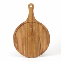 트리 서빙보드 플레이팅 우드 트레이 27.5cm, 1개
