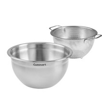 쿠진아트 프리미엄 스테인레스 스틸 믹싱볼 2종 세트 CTG-00-2MPKR