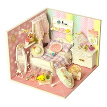 꼬미딜 봄의 언어 소형 미니어처하우스 DIY 키트 + 제작도구, 혼합색상