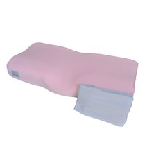 스페셜드림 오가닉코튼 어린이 경추베개, 올핑크(메인커버), 블루(한지커버)