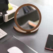 오마쥬 까르따 탁상거울 080, 브라운