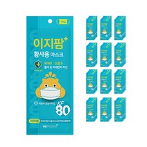 이지팜 황사 미세먼지 마스크 소형 KF80 흰색, 1개입, 100개, 화이트