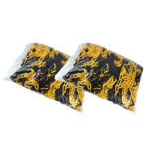 멀티체인 안전줄 투톤 황/검, 2개