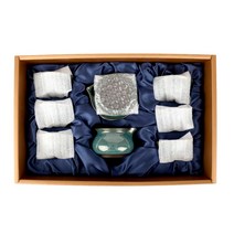 일롱 녹취옥 비취 다기세트 + 쇼핑백