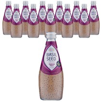 웰 바질 시드 패션푸르트 주스, 290ml, 12개