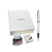 피에르가르뎅 나이트 샤인 만년필 + 병잉크 + 잉크카트리지 + 기프트박스 세트, F, 혼합색상
