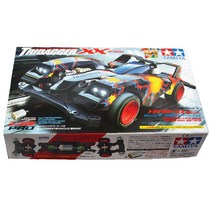 타미야 Tridagger XX MS 샤시 미니카 4WD 18629 + Atomic Tuned 2 Motor PRO 15489 조립 키트, 혼합색상, 1개